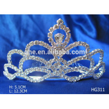 Grandes corantes de coroa de pérolas de tiara rosa de tiaras baratos